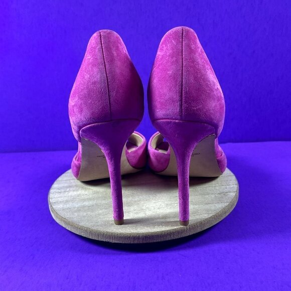 Veronica Beard Women's Pink Gadot Peep Toe Pumps Shoe Size 6 - Picture 4 of 10